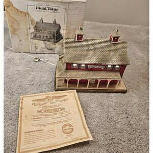 VTG Lefton Colonial Village Sawyer's Creek #11030 1996 Lighted Building Box Deed